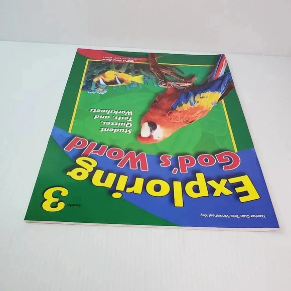 A Beka Exploring God's World Quiz, Text, and Worksheet Key Grade 3 - 4th Edition - Picture 6 of 8